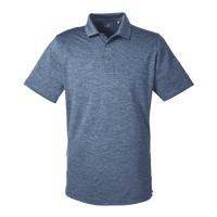 Puma Golf Men's Icon Heather Polo, Peacoat, Front view