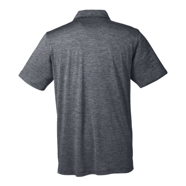 Puma Golf Men's Icon Heather Polo, Puma Black, Back view