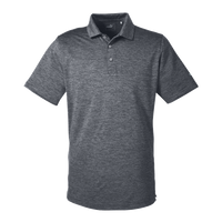 Puma Golf Men's Icon Heather Polo, Puma Black, Front view