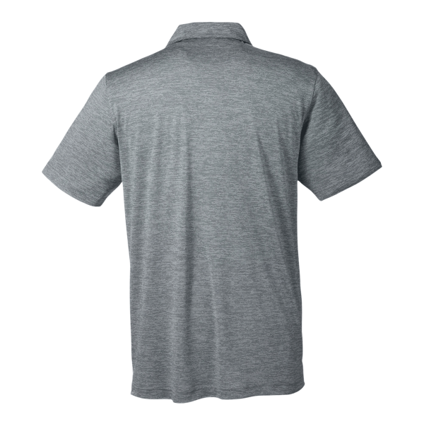 Puma Golf Men's Icon Heather Polo, Quiet Shade, Back view