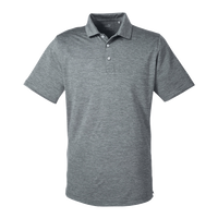Puma Golf Men's Icon Heather Polo, Quiet Shade, Front view