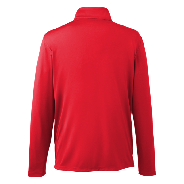 Puma Golf Men's Icon Quarter-Zip Pullover, High Risk Red, Back view