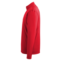 Puma Golf Men's Icon Quarter-Zip Pullover, High Risk Red, Left Sleeve view