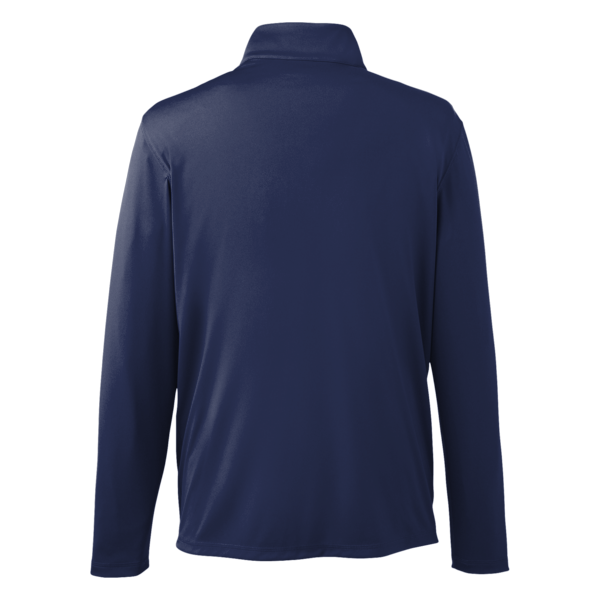 Puma Golf Men's Icon Quarter-Zip Pullover, Peacoat, Back view