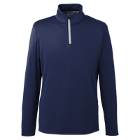 Puma Golf Men's Icon Quarter-Zip Pullover, Peacoat, Front view