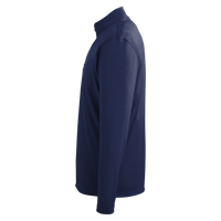 Puma Golf Men's Icon Quarter-Zip Pullover, Peacoat, Left Sleeve view
