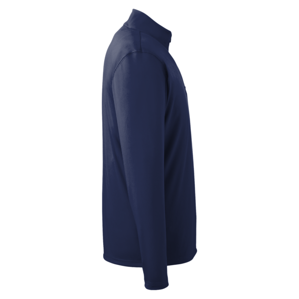 Puma Golf Men's Icon Quarter-Zip Pullover, Peacoat, Right Sleeve view