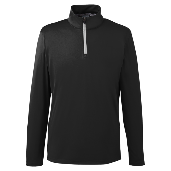 Puma Golf Men's Icon Quarter-Zip Pullover, Puma Black, Front view