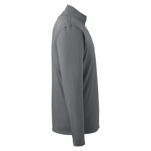 Puma Golf Men's Icon Quarter-Zip Pullover, Quiet Shade, Right Sleeve view