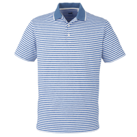 Puma Golf Men's Mattr Feeder Polo, Lake Blue, Front view