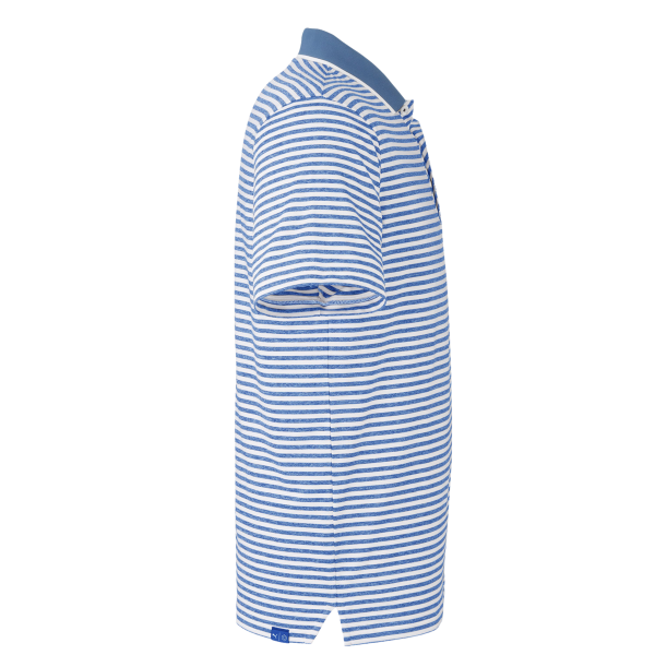 Puma Golf Men's Mattr Feeder Polo, Lake Blue, Right Sleeve view