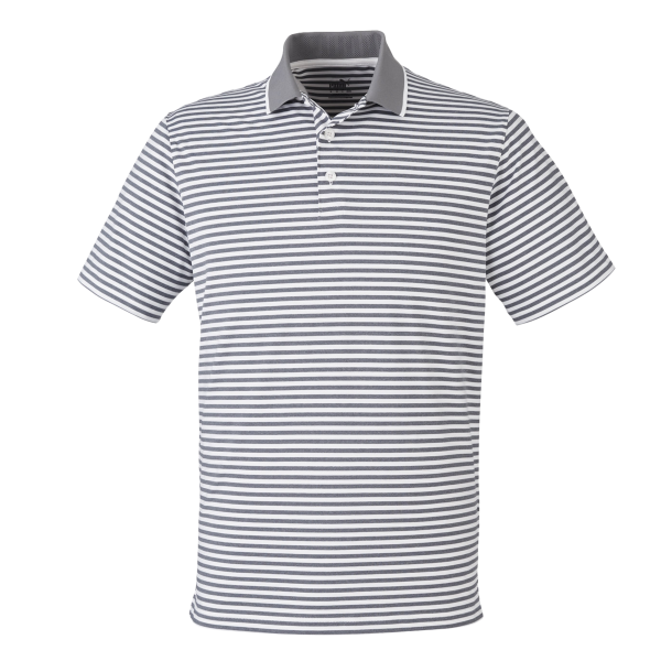 Puma Golf Men's Mattr Feeder Polo, Quiet Shade, Front view