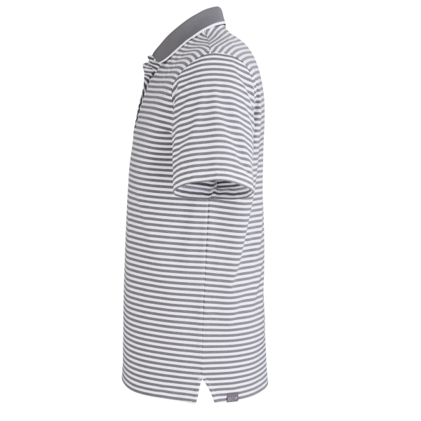 Puma Golf Men's Mattr Feeder Polo, Quiet Shade, Left Sleeve view