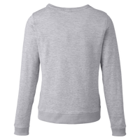 Puma Golf Women's Cloudspun Crewneck Sweatshirt, Light Grey Heather, Back view