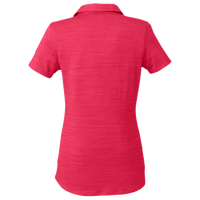 Puma Golf Women's Cloudspun Free V-neck Polo, Teaberry Heather, Back view