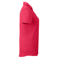 Puma Golf Women's Cloudspun Free V-neck Polo, Teaberry Heather, Right Sleeve view