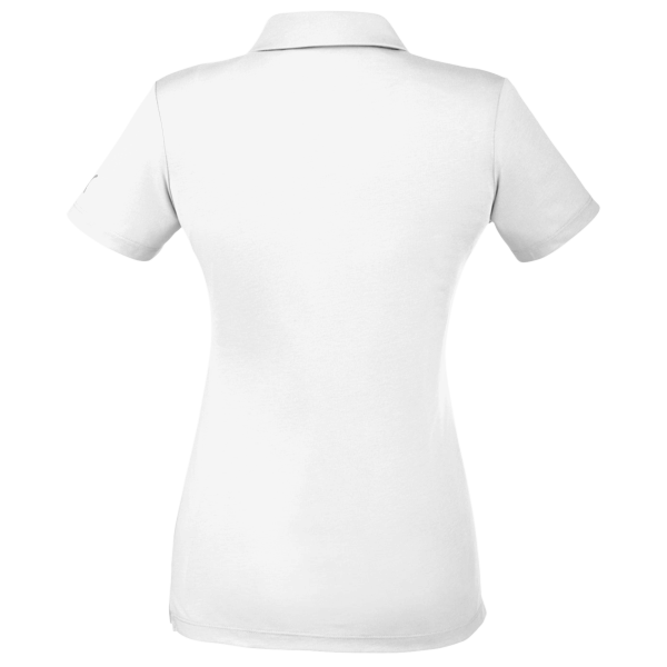 Puma Golf Women's Fusion Polo, Bright White, Back view