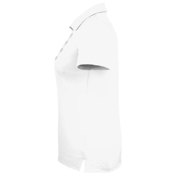 Puma Golf Women's Fusion Polo, Bright White, Left Sleeve view