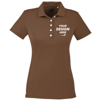 Puma Golf Women's Fusion Polo, Cabernet, Front view, Mockup