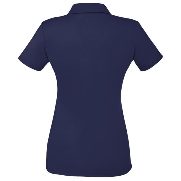 Puma Golf Women's Fusion Polo, Peacoat, Back view