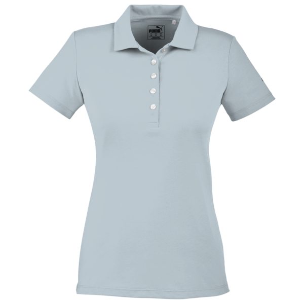 Puma Golf Women's Fusion Polo, Quarry, Front view