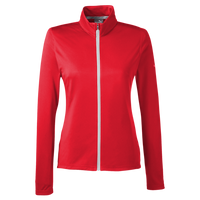 Puma Golf Women's Icon Full-Zip Jacket, High Risk Red, Front view