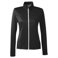 Puma Golf Women's Icon Full-Zip Jacket, Puma Black, Front view