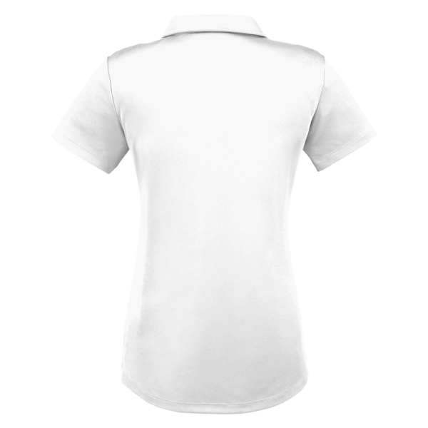 Puma Golf Women's Icon Golf Polo, Bright White, Back view