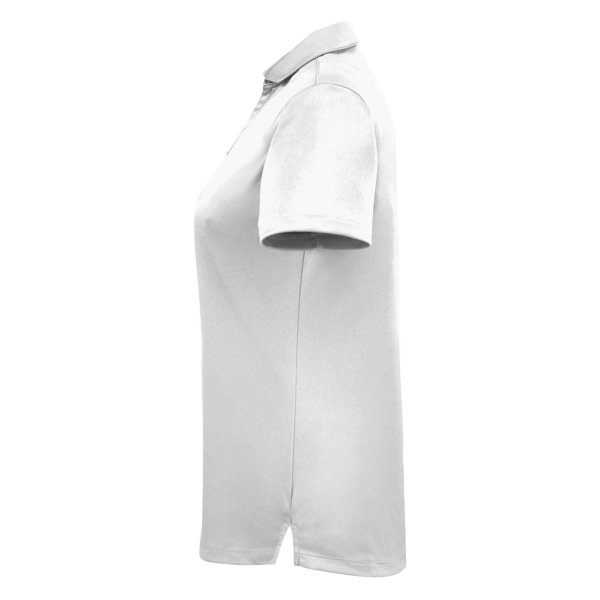 Puma Golf Women's Icon Golf Polo, Bright White, Left Sleeve view
