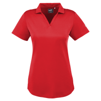 Puma Golf Women's Icon Golf Polo, High Risk Red, Front view