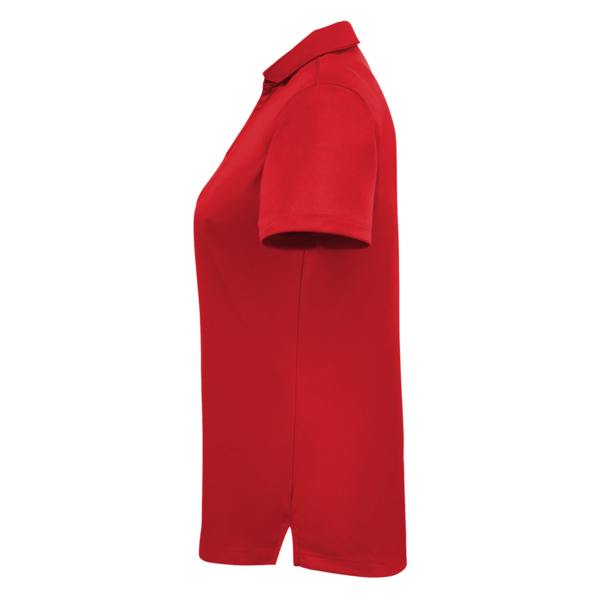 Puma Golf Women's Icon Golf Polo, High Risk Red, Left Sleeve view
