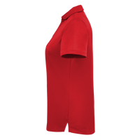 Puma Golf Women's Icon Golf Polo, High Risk Red, Left Sleeve view