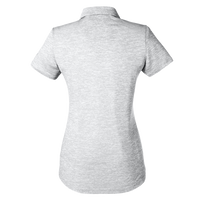 Puma Golf Women's Icon Heather Polo, Bright White, Back view