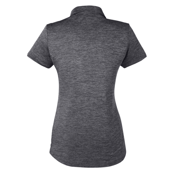 Puma Golf Women's Icon Heather Polo, Puma Black, Back view