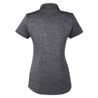 Puma Golf Women's Icon Heather Polo, Puma Black, Back view