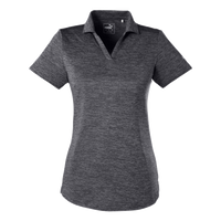 Puma Golf Women's Icon Heather Polo, Puma Black, Front view