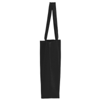 Q-Tees 25L Jumbo Tote, Black, Right Side view