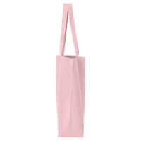 Q-Tees 25L Jumbo Tote, Light Pink, Left Side view