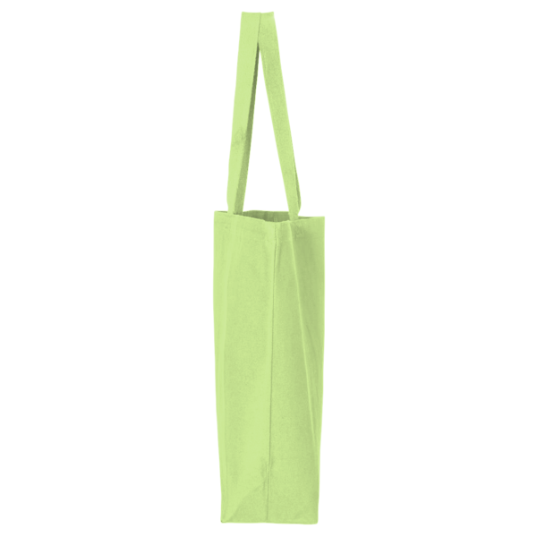 Q-Tees 25L Jumbo Tote, Lime, Left Side view