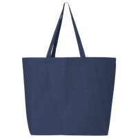 Q-Tees 25L Jumbo Tote, Navy, Front view