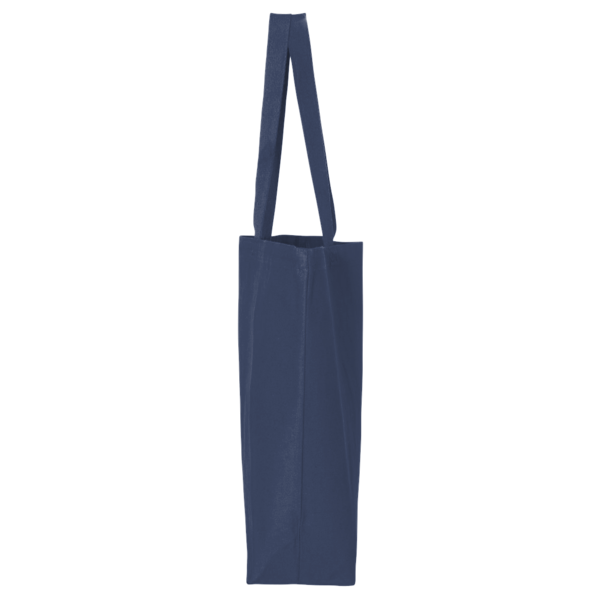 Q-Tees 25L Jumbo Tote, Navy, Left Side view