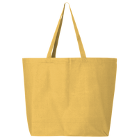 Q-Tees 25L Jumbo Tote, Yellow, Front view