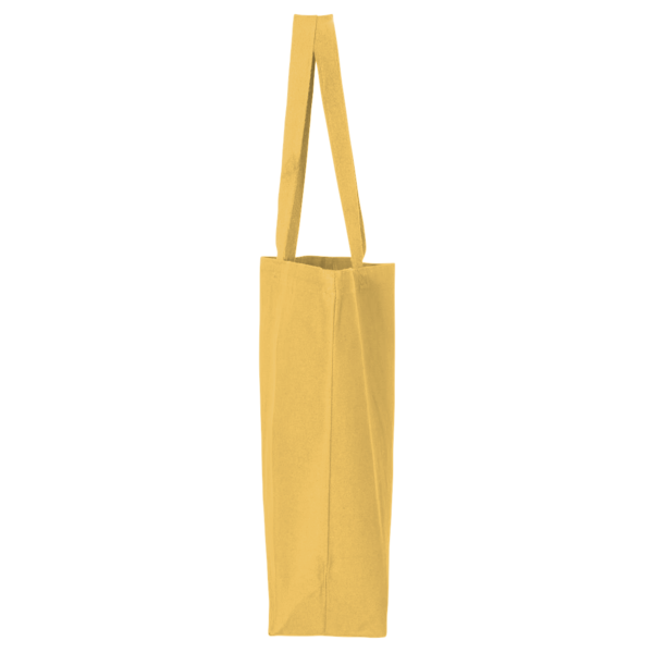 Q-Tees 25L Jumbo Tote, Yellow, Left Side view