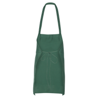 Q-Tees Bib Apron, Forest / Forest, Back view