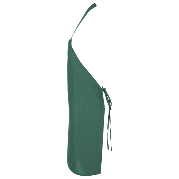 Q-Tees Bib Apron, Forest / Forest, Left Side view