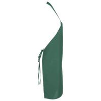 Q-Tees Bib Apron, Forest / Forest, Right Side view