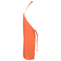 Q-Tees Bib Apron, Orange / Orange, Left Side view