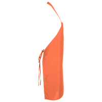 Q-Tees Bib Apron, Orange / Orange, Right Side view