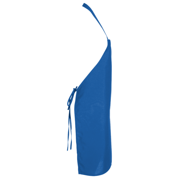 Q-Tees Bib Apron, Royal / Royal, Right Side view