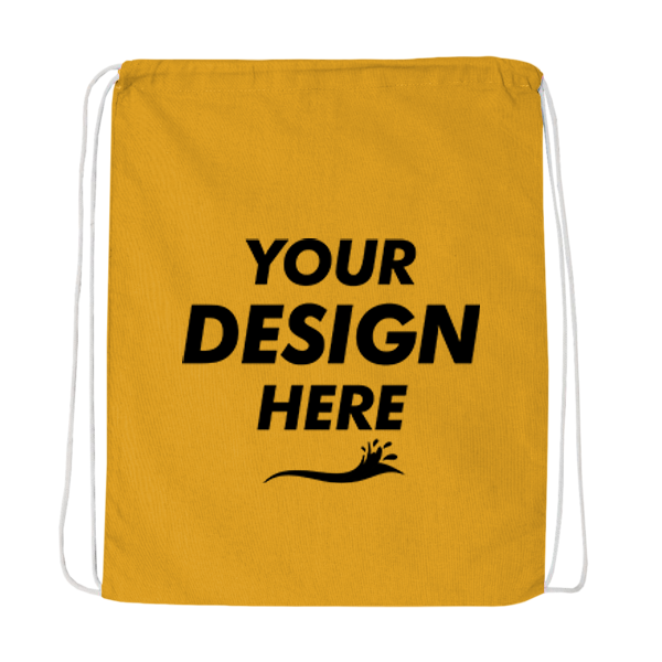 Q-Tees Economical Sport Pack, Gold, Front view, Mockup